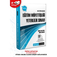 Pegem Akademi Yayıncılık 2026 Meb Eğitim Müfettişliği Yeterlilik Sınavı Konu Anlatımlı Sor