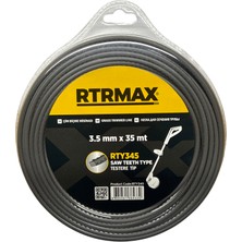 Johnser Rtrmax 3.5 mm 35 Metre Tırtıklı Tırpan Misinası Dayanıklı Profesyonel Ot Çim Kesme Misinası Yüksek Performans Evrensel Uyum