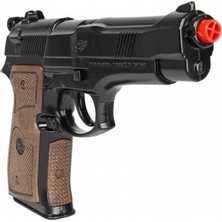 PopŞeker Police Pistol 8 Patlar Oyuncak Metal Tabancası - Nostaljik Polis Silahı