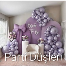 Parti Düşleri Aura Lila Bride - Doğum Günü- Nişan Balon Süsleme Seti