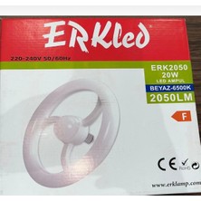 Erkled ERK2050 20W Beyaz Işık LED Simit Ampul