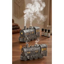 Wolawood Buharlı Tren Lokomotif Difüzör – Aromaterapi Nemlendirici & Ortam Hava Temizleyici Usb’li Dekoratif Vintage Tasarım Hediyelik Dekor