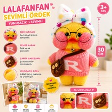 Duman Oyuncak Lalafanfan 30 cm Sevimli Peluş Ördek – Yumuşacık, Aksesuarlı, Çocuklar Için Oyuncak