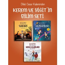 Enda Yayıncılık Dilek Cesur'un Kerem ve Yiğit'in Bilim Seti Hikaye Kitabı Seti 3 - 5 Yaş İçin Eğlenceli Masal