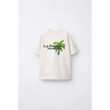 Magu Erkek Çocuk Pamuklu La Palmera Baskılı T-Shirt