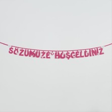 Zenvia Sözümüze Hoşgeldiniz Keçe Yazı