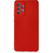 Zemira Galaxy A72 Kılıf Nano Içi Kadife - Kırmızı
