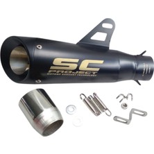 Modifiye Egzoz A-1 310*51MM (Rialli) (Sc Project Görünümlü)