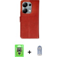 Pileli Store Pilelistore™ Redmi Note 13 Pro 4g Kılıf Siluet Işık Serisi - Siyah Joko Magic 5d Cam + Raze Metal Kamera Lens - Gs