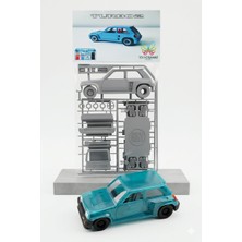 Teknosanat 3D Baskı Renault 5 Turbo 2 Model Araba Kiti - Dekoratif Maket