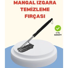 Die Grup Uzun Saplı Izgara Temizleme Fırçası Çelik Telli