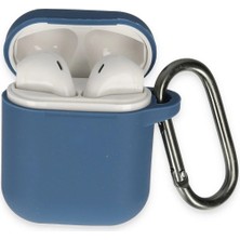 Zenvia Mey Ithalat®  Airpods 2 (2.nesil) Hang Kılıf - Lacivert