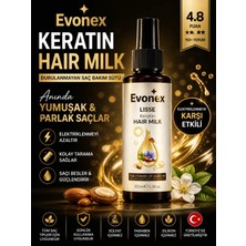 Evonex Lisse Keratin Hair Milk 100 ml | Durulanmayan Saç Bakım Sütü, Elektriklenme Karşıtı