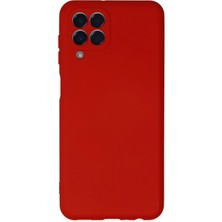 Zenvia Mey Ithalat®  Samsung Galaxy M33 Kılıf Nano Içi Kadife Silikon - Kırmızı