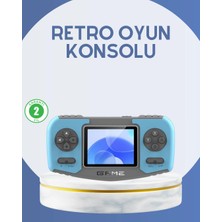 Nevamel® Çocuklara Özel Retro Oyun Konsolu Portatif Eğlence Cihazı