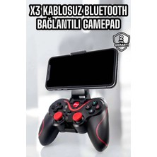 Nevamel® X3 Gamepad Oyun Kolu Bluetooth Bağlantılı Gamestick Android Uyumlu