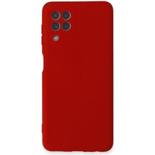 Zenvia Mey Ithalat®  Samsung Galaxy A22 Kılıf Nano Içi Kadife Silikon - Kırmızı