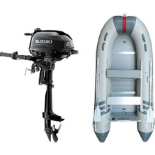 Marinport 3.00 Ahşap Taban Şişme Bot + Suzuki 2.5 Hp Deniz Motoru