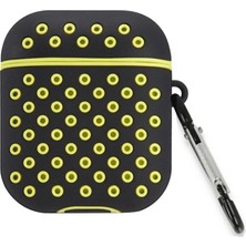 Zenvia Mey Ithalat®  Airpods 3 (3.nesil) Spor Delikli Kılıf - Siyah-Sarı