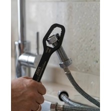 Profesyonel Çoklu Anahtar 6 22 mm Kaymaz Diş Yapısı Uzun Gövde Güçlü Sıkma Nemere