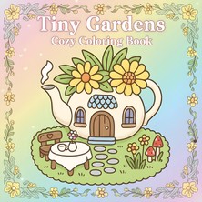 M&H Coloring Tiny Gardens - 21X21 cm Boyama Kitabı, Çocuk ve Yetişkinler Için