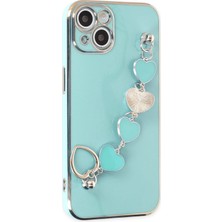 Zenvia Mey Ithalat®  iPhone 14 Plus Kılıf Esila Silikon - Su Yeşili