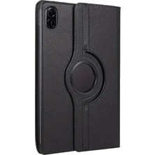 Zenvia Mey Ithalat®  Huawei Honor Pad 10 12.1 Kılıf 360 Tablet Deri Kılıf - Siyah
