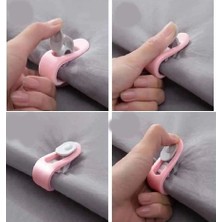 Selfbuysell 12 Li Mandallı Yorgan Kılıfı Nevresim Sabitleme Klips Takımı