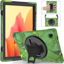 Zenvia Mey Ithalat®  Samsung Galaxy X200 Tab A8 10.5 Kılıf Amazing Tablet Kapak - Kamuflaj