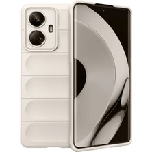 Zenvia Mey Ithalat®  Realme 10 Pro 5g Kılıf Optimum Silikon - Krem