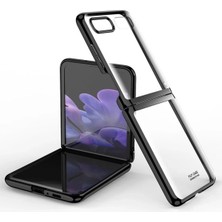Zenvia Mey Ithalat®  Samsung Galaxy Z Flip 4 Kılıf Fold Element Kapak - Siyah