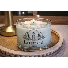 Lumea Candle Su Yeşili Papatya Soya Mum | El Yapımı Dekoratif - Cam Bardak