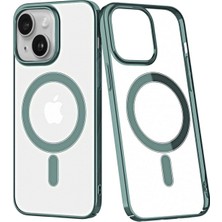 Zenvia Mey Ithalat®  iPhone 14 Plus Kılıf Element Magneticsafe Sert Kapak - Köknar Yeşili