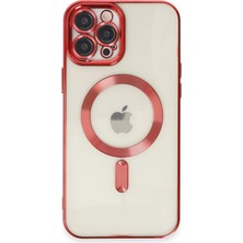 Zenvia Mey Ithalat®  iPhone 12 Pro Max Kılıf Kross Magneticsafe Kapak - Kırmızı