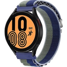 Zenvia Mey Ithalat®  Watch 22MM KR410 Kumaş Kordon - Lacivert-Yeşil
