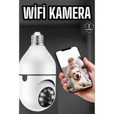 Die Grup  Güvenlik Kamerası Wifi Kamera Duylu Ev Kamerası Wifi Bağlantılı Dönebilen