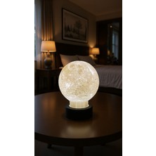 ESM 3D 3D Ay Lamba LED Gece Lambası – Dekoratif Ay Küre Işıklı Masa Lambası