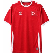 Hummel Milli Takım T-Shirt (Silikon Diktörtgen Bayrak Logolu Vesırta Isim ve Numara Baskı Hediyeli)