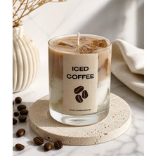 Violet Candle Decor Kahve Kokulu Latte Görünümlü Mum