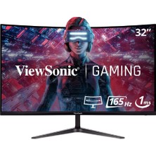 Viewsonic VX3218-PC-MHD 32 inç 165Hz Kavisli FHD Oyuncu Monitörü VA Panel 1920 x 1080 Çözünürlük