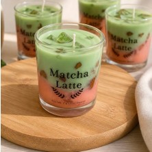 Violet Candle Decor Matcha Latte Görünümlü Mum