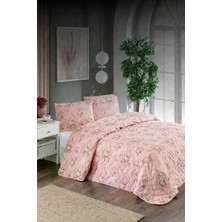 Forev Kapitoneli Çift Taraflı Pamuklu Çift Kişilik Pike Seti -  200X230- 50X70