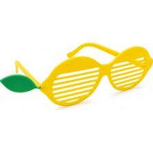 Yapı3D Limon Tasarımlı Eğlenceli Parti Gözlüğü – Renkli Stil Aksesuarı Yazlık Konsept Gözlük