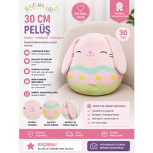 Squishmallows Orjinal Pembe Tavşan Bob 30CM Peluş Oyuncak