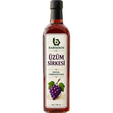Barseren Doğal Üzüm Sirkesi 500 ml | Katkısız | Doğal Fermantasyon | Içilebilir Sirke