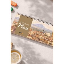 Tarihsiz Spiralli Haftalık Masaüstü Planlayıcı - Adana - 10X30 cm Plango