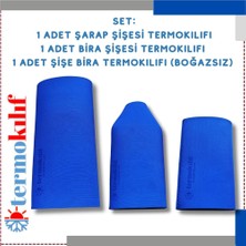 Şarap+Şişe Bira (Boğazsı)+Bira Şişesi Termokılıf Seti