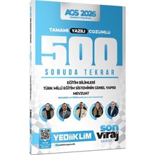 Anla Kazan Yayınları Yediiklim 2026 Ags Eğitim Bilimleri Türk Milli Eğitim Sistemi Mevzuat Yazılı Çözümlü 500 Soruda Genel Tekrar Kampı