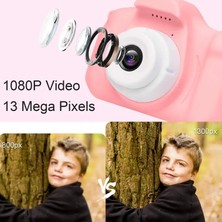 Selfbuysell Mini Kamera Fotoğraf Makinesi Pembe