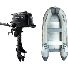 Marinport 3.00 Alüminyum Taban Şişme Bot + Suzuki 6 Hp Deniz Motoru